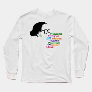 RBG quote Long Sleeve T-Shirt